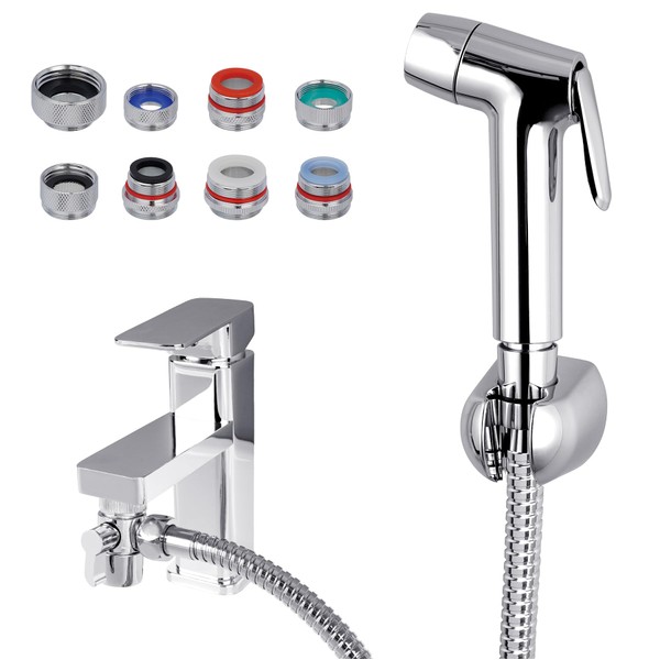 Sink Faucet Hose Sprayer Attachment, Handheld Bidet Toilet Sprayer, 8