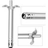 Pack of 2 Easy Grip Waterproof Stainless Steel Gas Lighter