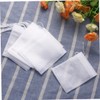 Mikinona 100 Empty Drawstring Tea Filter Bags 70x90mm Non-Woven for