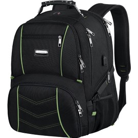 VECKUSON Lunch Backpack for Men, Insulated Cooler Bag Lunch Box Backpack, Extra Large Travel Laptop Backpack TSA Friendly RFID Computer College Work Bag with USB Port Women Fits 17.3 Inch Laptop