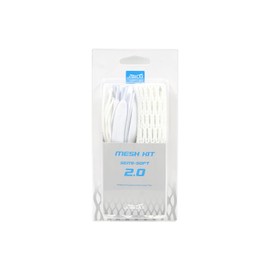 Jointlax Lacrosse 2.0 Semi-Soft Complete Kit Lacrosse Mesh and Strings - White