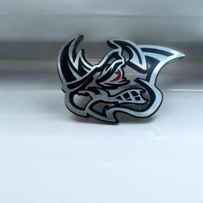 Emblem Badge Rhino Badges Emblem Red Eye Car/Truck,(2) BADGES, Fender
