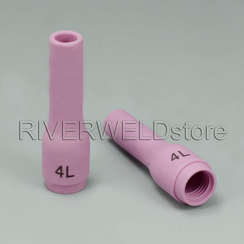 RIVERWELD TIG Alumina Nozzles Ceramic Cups Long 796F71 4L# 1/4"