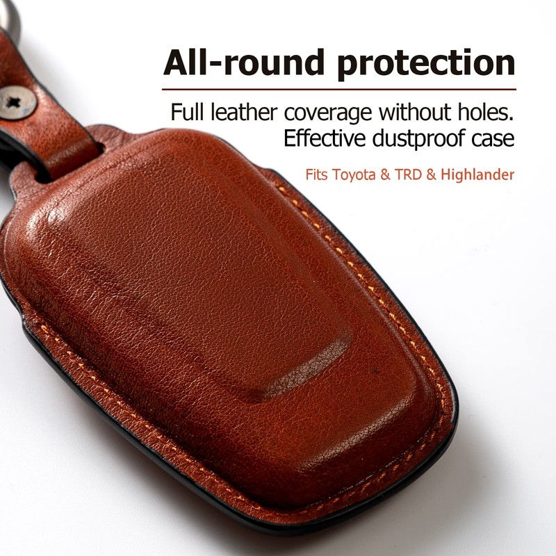 Smyfob Compatible with Toyota Key Fob Cover 3 buttons car