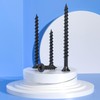VGBUY 170pcs #6 × 1-1/2 inch Drywall Screws, Black Wood