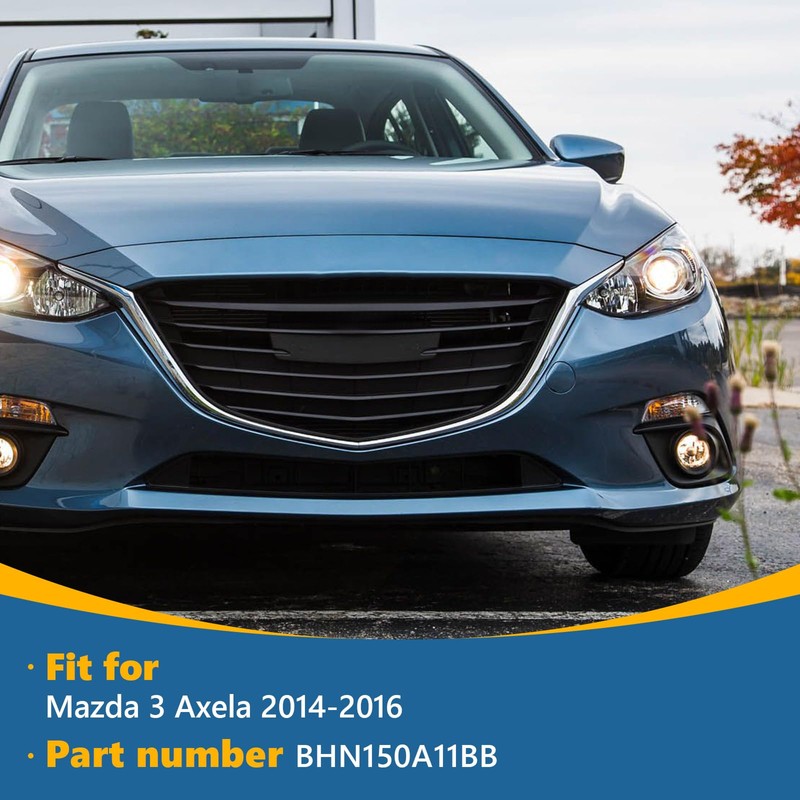 TOPUS Front Bumper Tow Hook Cover for Mazda 3 Axela