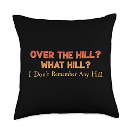 Gagster Hill I Don't Remember Old Joke Humor Throw Pillow, 18x18, Multicolor