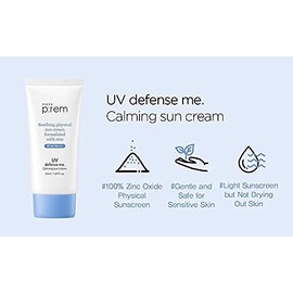 [MAKE P:REM] UV defense me. Calming Sun Cream 50ml SPF 50+ PA++++ (New)