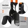 Nohovu Post Hole Digger, Heavy Duty with Fiberglass Handle, Carbon