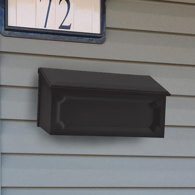Architectural Mailboxes Windsor™ Wall-Mounted Mailbox for Outside, Rust-Proof Plastic Small