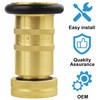 Fire Hose Nozzle 1" NH/NST Spray Jet Fog, 100 PSI