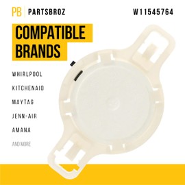 PartsBroz W11545764 Float Switch - Compatible With Whirlpool Maytag KitchenAid Admiral Dishwasher - Replaces AP7017824 W11255994 W11036170 PS16555330 Ultra Durable Replacement