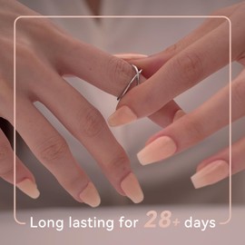 FIRLOV Pink Gel Nail Polish Set.6PCS Glitter Gel Polish with Base Coat and Top Coat.Pink Glitter Nail Polish Soak off UV/LED for Women Nail Art Salon DIY.