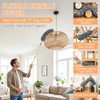 76 Inch Wall Cleaner Mop with Long Handle and 360
