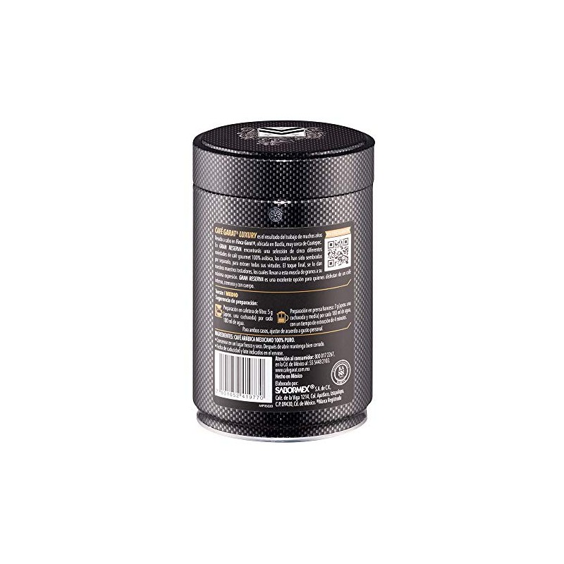 Garat GARAT LUXURY GRAN RESERVA 250G, Café, 250 gramos