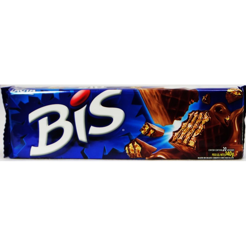 Lacta - Bis - Chocolate Wafer - Box w/ 20