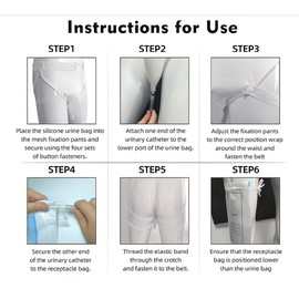 Urine Collection Bag Wearable Urinal for Men Portable Male Urine Collection Bag Urinary Drainage Bag System Elderly Urinal with 2 Urine Catheter Bags 1000ML 2000ML for Bedridden Patients (Women)