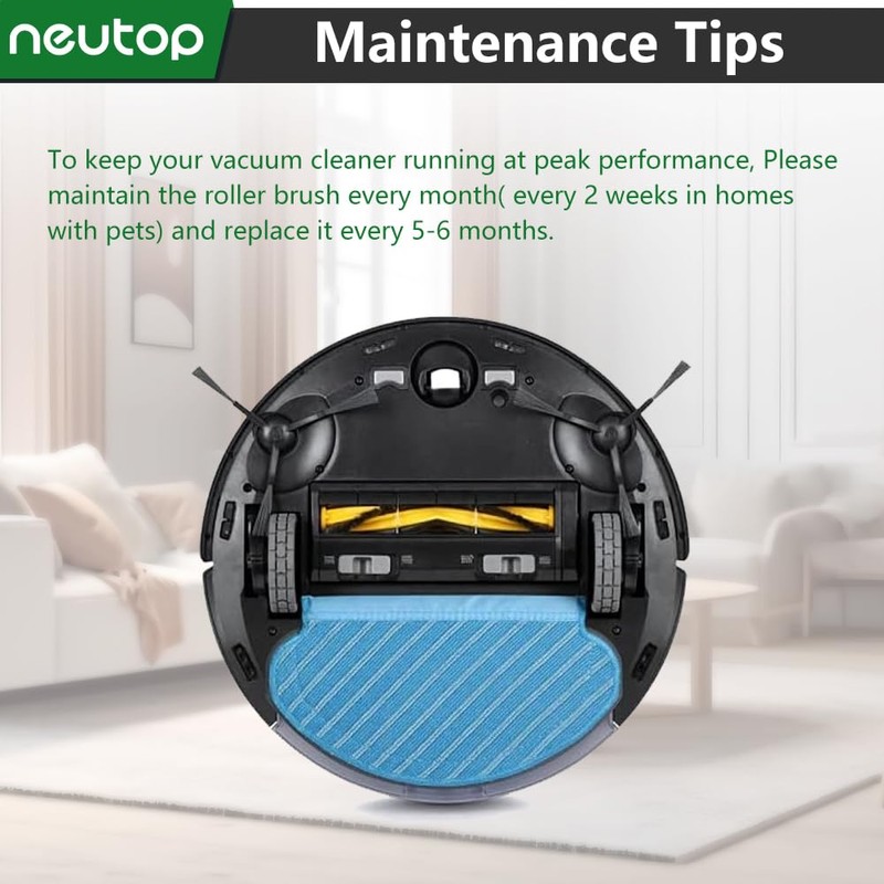 neutop Brush Rollers Compatible with Ecovacs Deebot OZMO 920, 950,