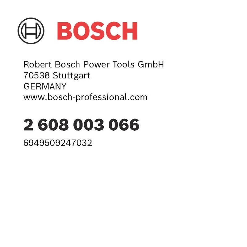 Bosch Set of 6 with Retaining Ring and Pin for