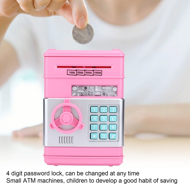 Piggy Bank Mini Automatic Coins Saving Box Home Furnishing Article