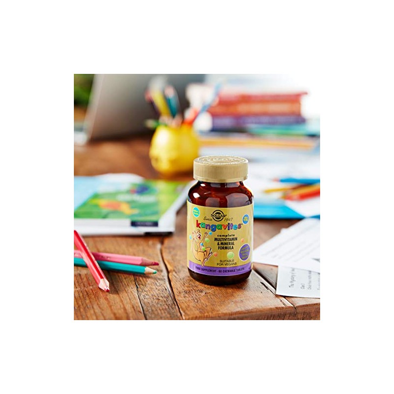 Solgar Kangavites Bouncing Berry Complete Multivitamin and Mineral Formula Chewable