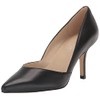 Marc Fisher Women's Tuscany Pump, Black Leather, 8