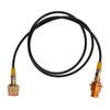 CO2 Tank Adapter Hose 60 Inch Brass ABS Soda Machine