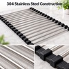 Stainless Steel Dish Drying Rack for Kitchen Sink – Drainage