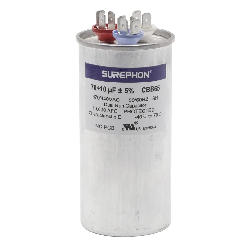 SUREPHON B CBB65 Run Capacitor for ac 70+10 uf 70+10