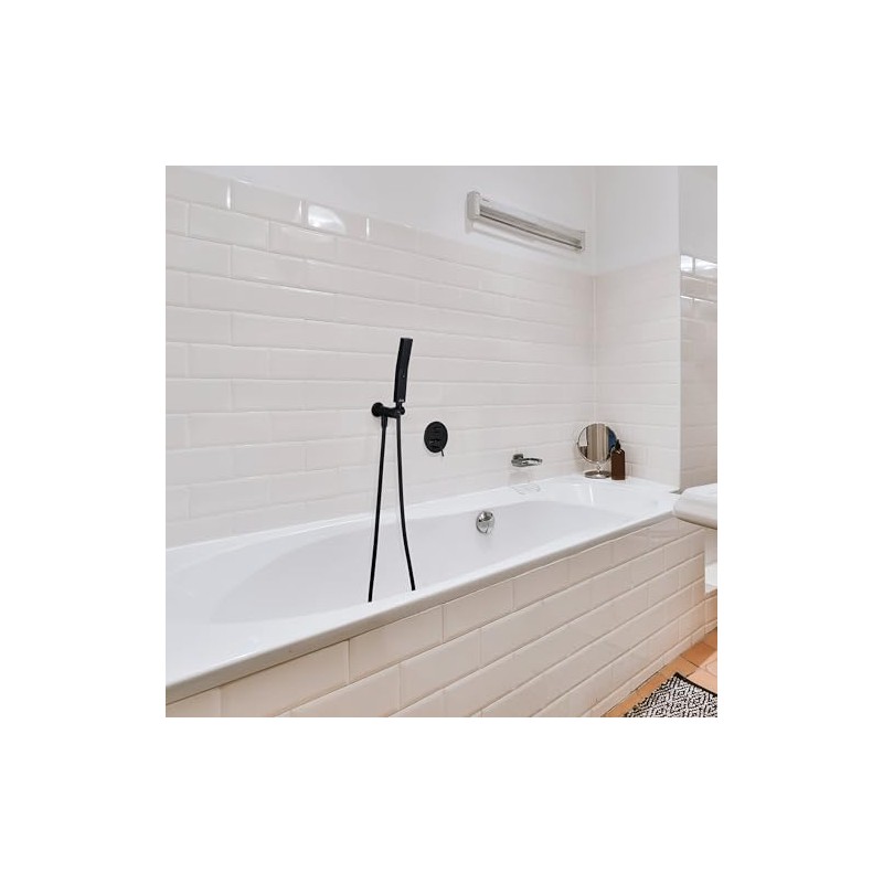 G-Promise All Metal Handheld Shower Set with 3-Function Showerwand, included