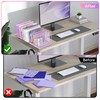 JMHUD 9-Section Desk File Organizer, Vertical File Holder, Mesh Desktop