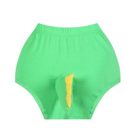 Landofgenie Dinosaur Design Nappy Cover for Adults - 95% Cotton, Breathable & Not Waterproof, Green, XL