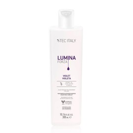 TEC ITALY Lumina Forza Tratamiento Intensificador de Color Violeta 300 ml | Matizador Violeta Profesional para Cabello Teñido | Neutraliza Amarillos, Revitaliza el Color y Aporta Brillo | Tecnología Ilumina