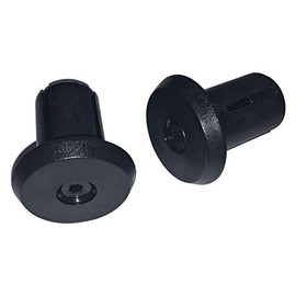 Positz Pair of Bicycle Handlebar Bar End 22.2mm Expandable Locking Plugs for Road Bike, Flat Bars, Risrer Bars, MTB Bar Tape