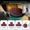 5-Inch Random Orbital Sander, HYCHIKA 13000RPM Electric Orbital Sander with