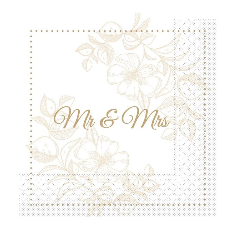 Sovie HORECA Mr & Mrs Napkin (Flower) | Tissue |