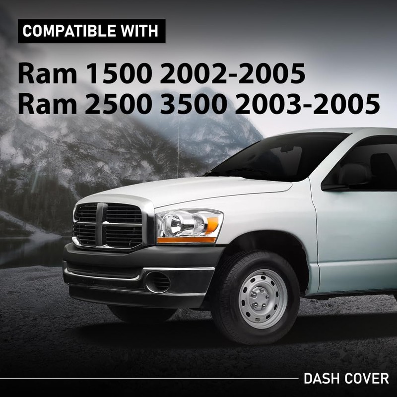 G-PLUS TPE Dash Defrost Vent Cover Cap Compatible with Dodge