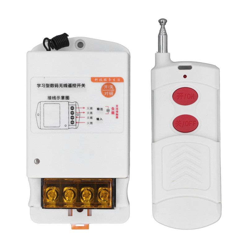Wireless Remote Switch Industrial ABS Smart Learning Remote Control Wireless