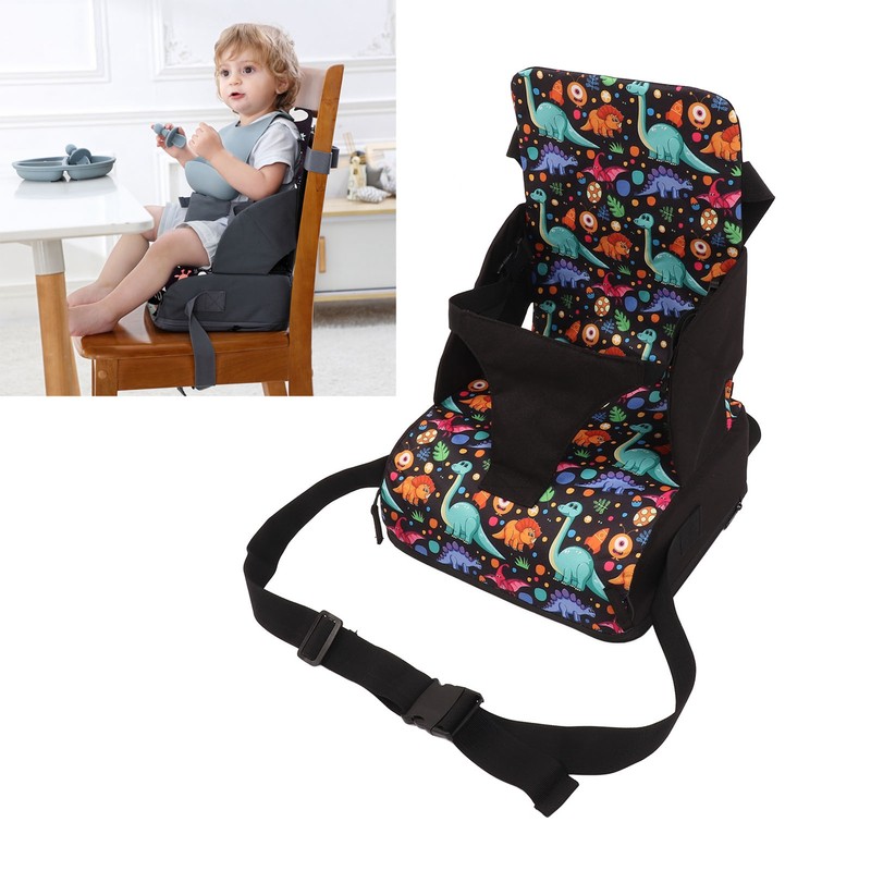 Children Chair Booster Chair Cartoon Portable Folding Toddler Booster Chair
