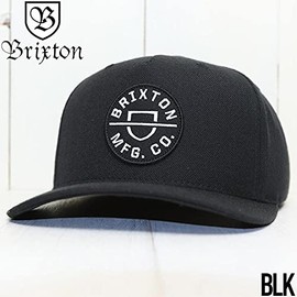 BRIXTON CREST C MP SNAPBACK CAP Snapback Cap Hat, Black