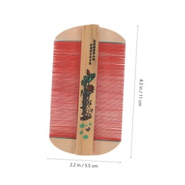 Ipetboom Wooden Hair Comb for Hair Double-sided Bamboo Comb for Women Brush Travel Brush