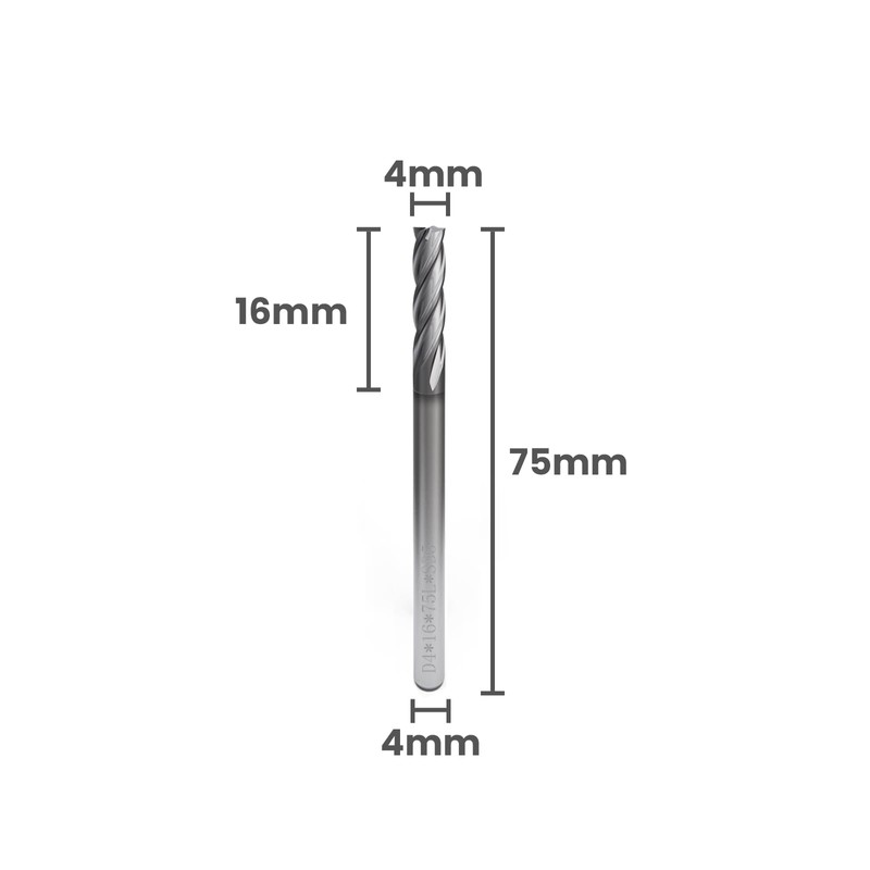 CSOOM Square End Mill, Coated, Carbide Square End Mill, High