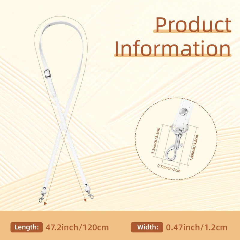 RAYNAG Leather Crossbody Strap Replacement, Adjustable Purse Strap, Handbag Shoulder