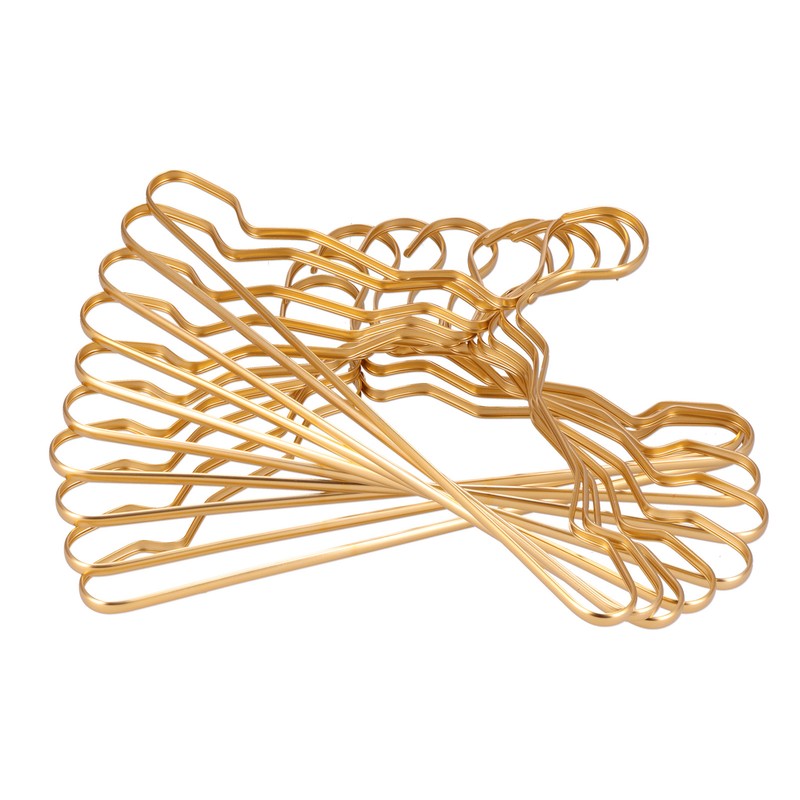 10Pcs Clothes Hanger WearResistant Enlarged Thickened SpaceAluminum NonSlip Clothes Hanger