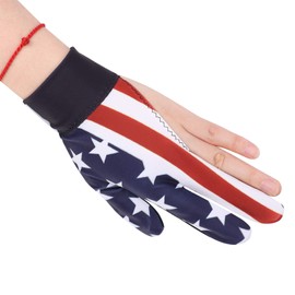 Men Women Billiards Glove for Left Hand 3 Fingers Elastic Pool Glove Shooters Carom Snooker Cue Game Sport Show Glove