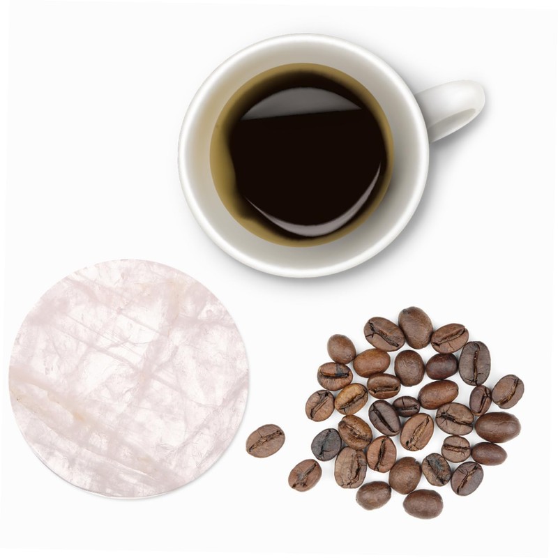 MAGICLULU Stone Coaster Water Mat Round Crystal Coaster for Drinks