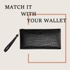 VanEnjoy Genuine Leather Keychain Wristlet Keychain Strap for Wallet Purse