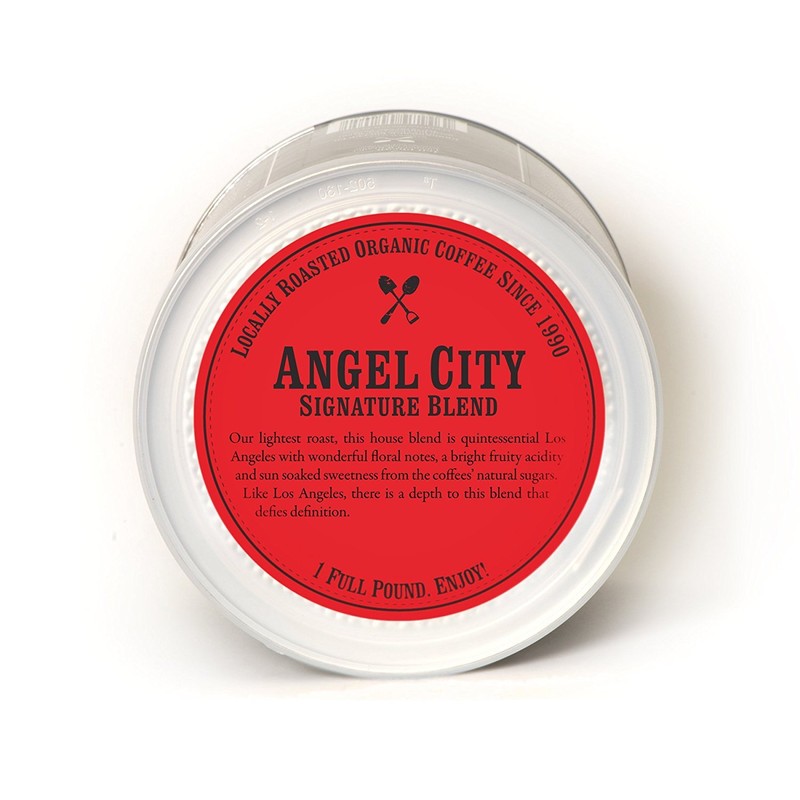 Groundwork Organic Whole Bean Light Roast Coffee, Angel City, 16