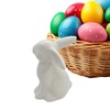 Ceramic Bunny Figurine - Holiday Rabbit Statue Decor | Modern