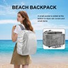 AROUVOG Mesh Backpack for School,with Inner Laptop Compartment,Semi-transparent Bookbag with